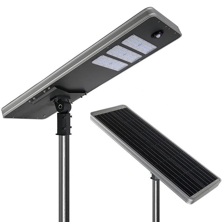 60 150 watts led solar street lights for project can Customizable watts