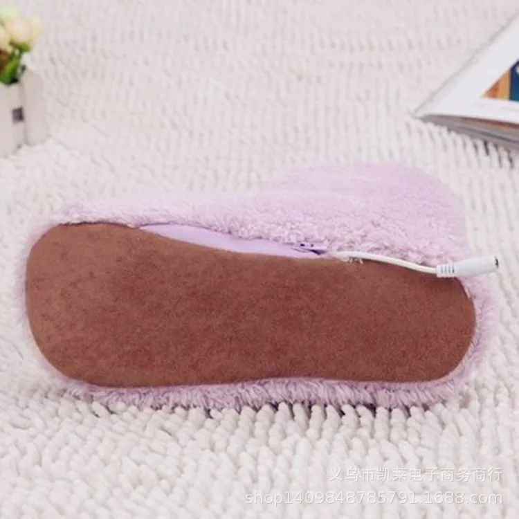 Лидер продаж тапочки с Usb-зарядкой и подогревом мультяшная теплая обувь Usb подогреватель для ног электрическим питание от внешнего