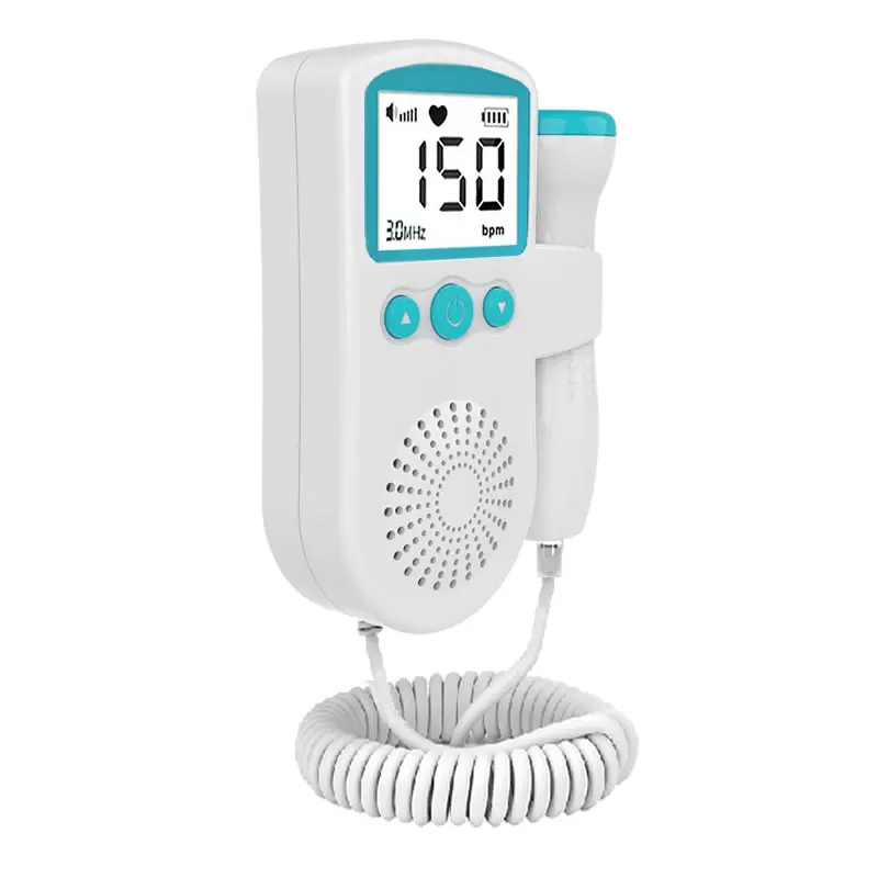 Fetal Doppler 2024 Medical Equipment Heart Rate  Fetal Pulse Monitor Portable Ultrasound Fetal Doppler