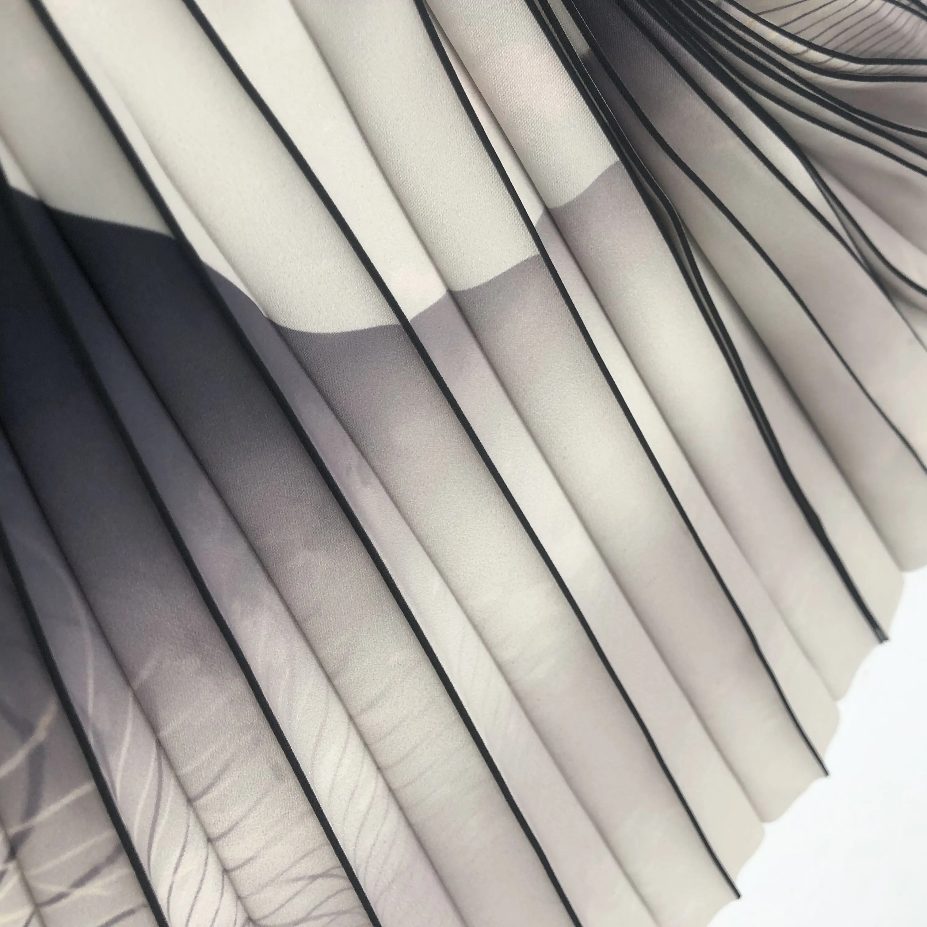 Textiles Fabric Pleated Chiffon Dubai Georgette Fabric