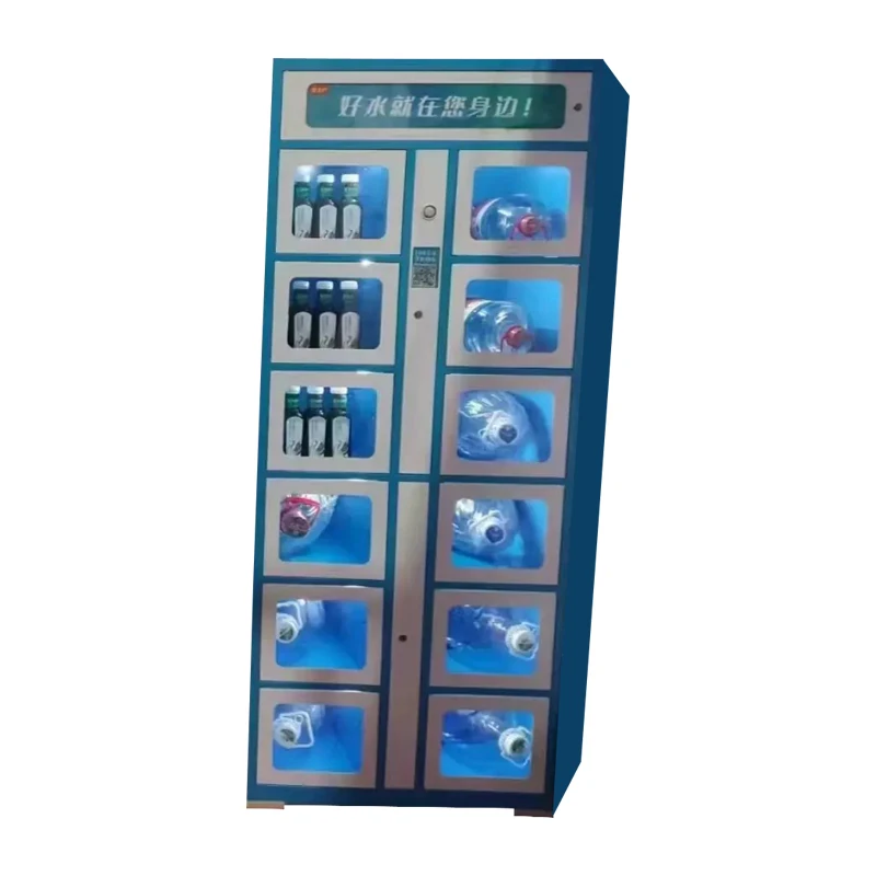 Smart storage locker for large luggage for airport mall company use