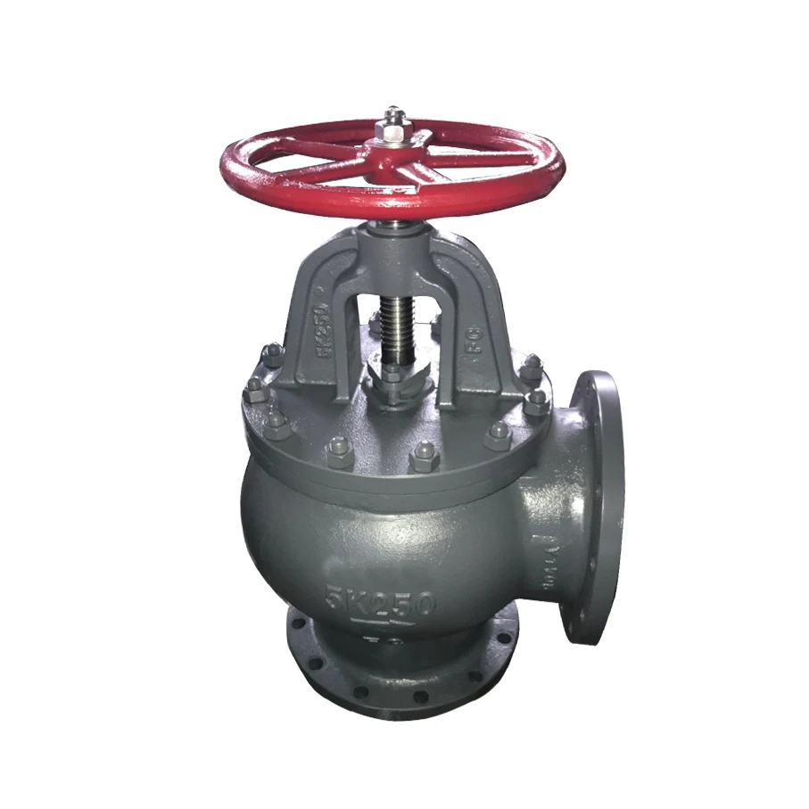 JIS F7354 SCREW-DOWN CHECK ANGLE VALVES CAST IRON 5K