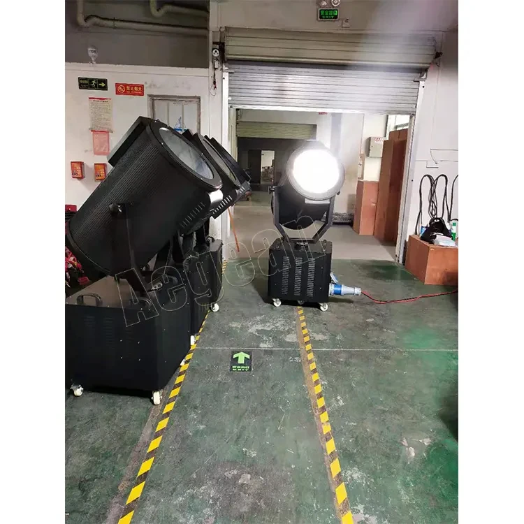 Super Beam Sky Tracker Light 1/2/3/4/5/7/10KW Outdoor Moving Head Searchlights For Hotel Building