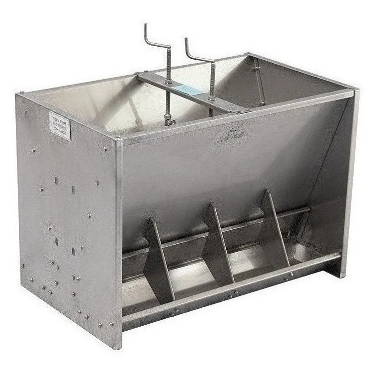 Pig Farming Equipment Stainless Steel Piglet Feeding Trough  Pig Feeder