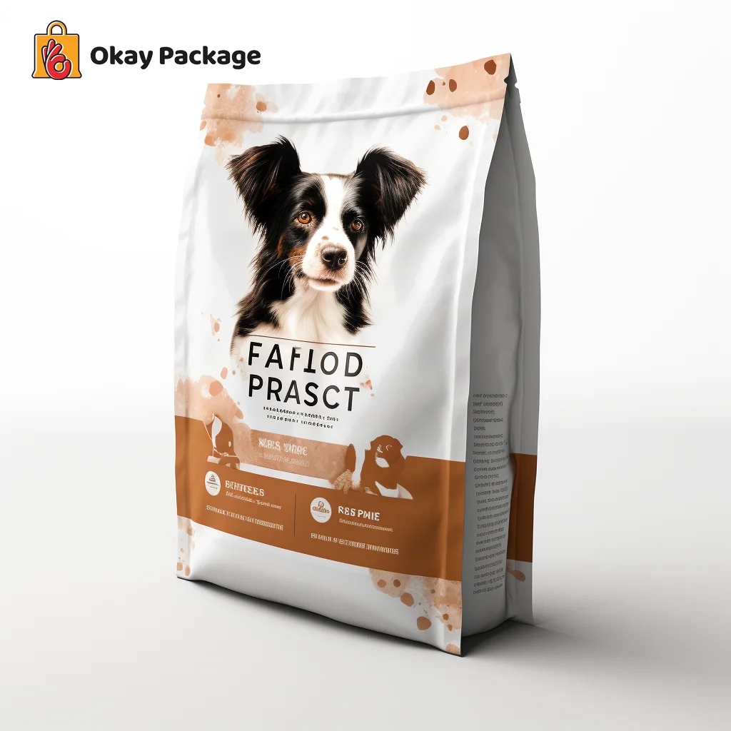5 kg 50 kg 25lb Custom smell proof flat bottom  gusset cat dog pet food packaging mylar Pouch bag  5kg with zipper