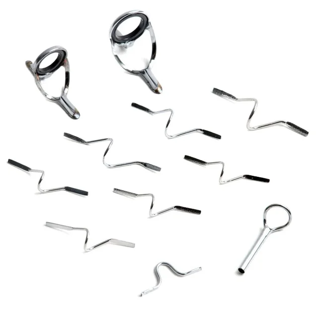 Hard Chrome fly fishing rod guides set 9ft 4wt to 6wt rods