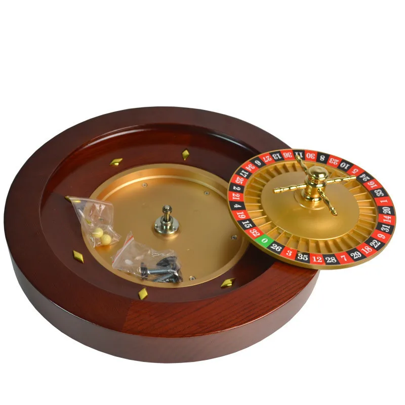 High Quality Bingo Game Entertainment Party Game A model Casino Wooden Roulette Wheel