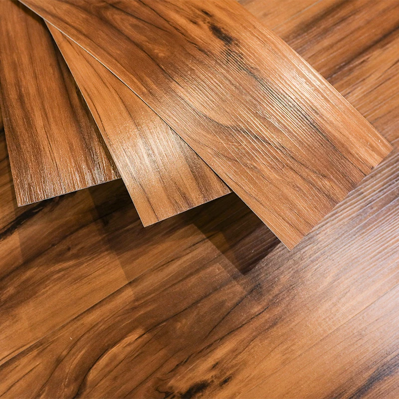 Eco Friendly Waterproof Anti Slip Self Adhesive Pvc Flooring Roll Rigid Core Wood Grain Indoor Outdoor Vinyl Pvc Floor