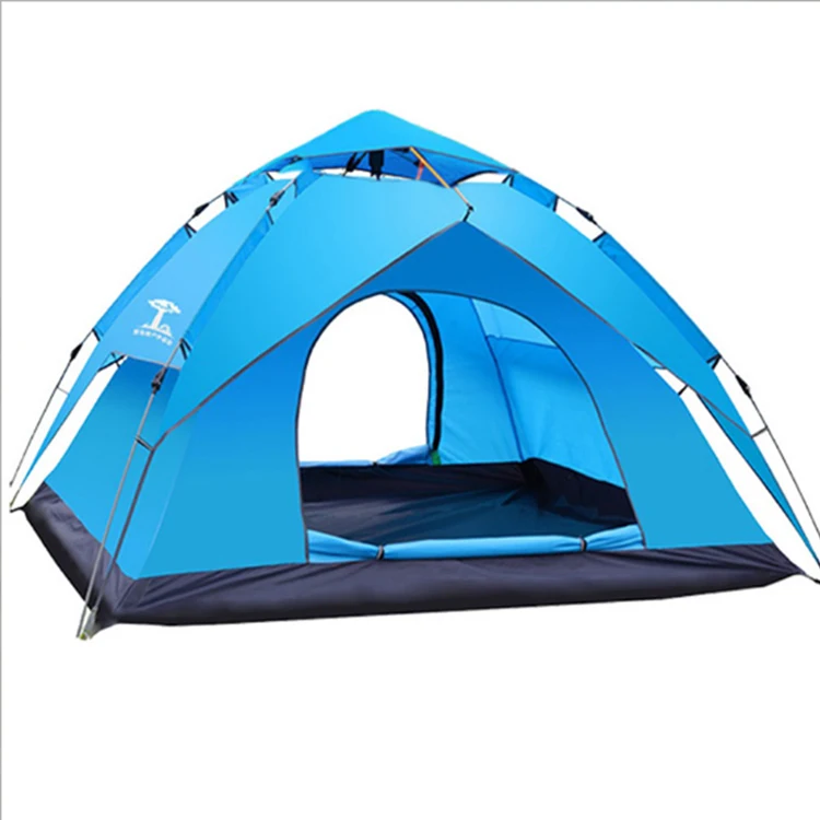 
3-4 Men Easy Up Automatic Open Folding unique frame camping set tent 