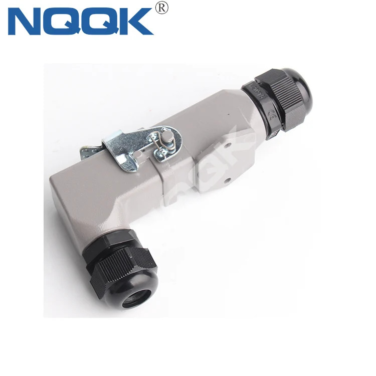 HDC-HA-004-01D HA 4 полюса шпильки 10A IP65 винтовой терминал вставки боковой вход тяжелых разъем