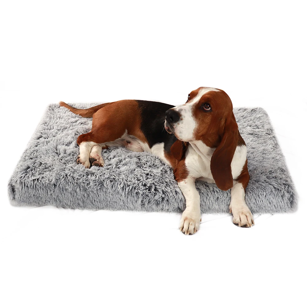 CF factory Orthopedic Calming soft  fluffy plush washable pet supplies memory foam dog bed dog plush pillow orthopedic dog bed