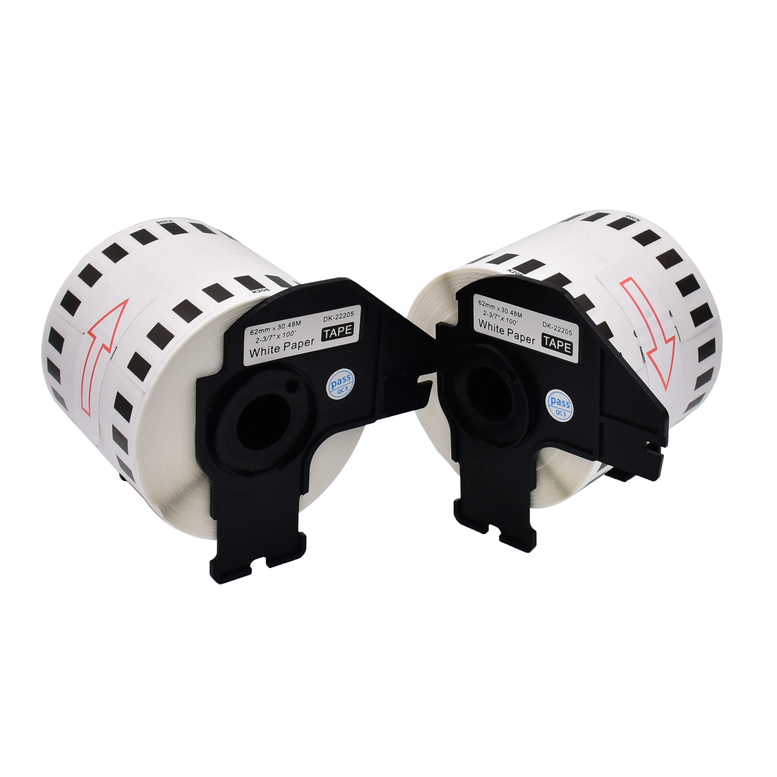 PUTY compatible DK thermal label black on white 62mm*30.48m dk shipping labels DK-22205 For brother QL printer