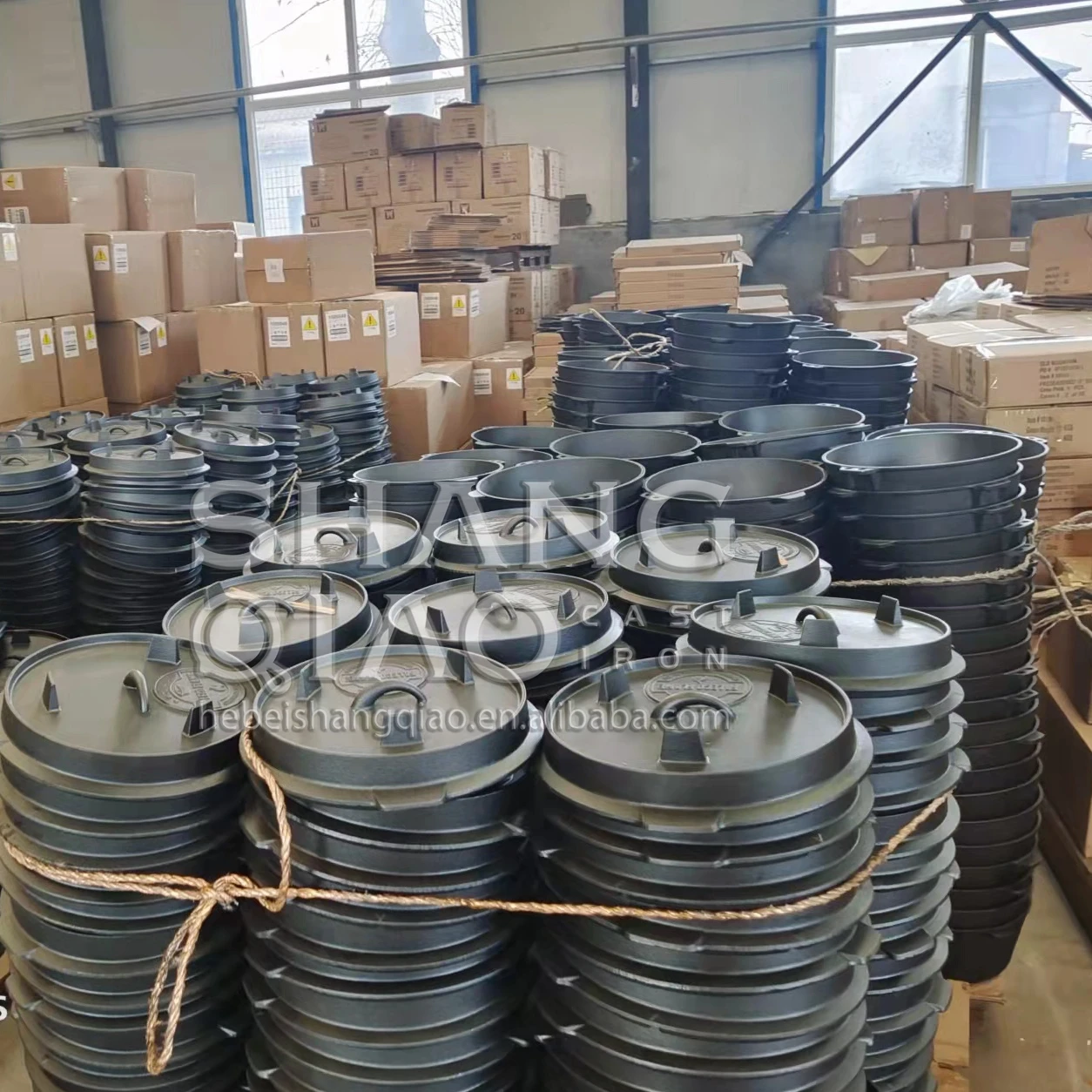 9 L camping fire pot campfire Ready Baked dutch oven grill pot Cooking pot BBQ Cast Iron  camp oven with lid lifter