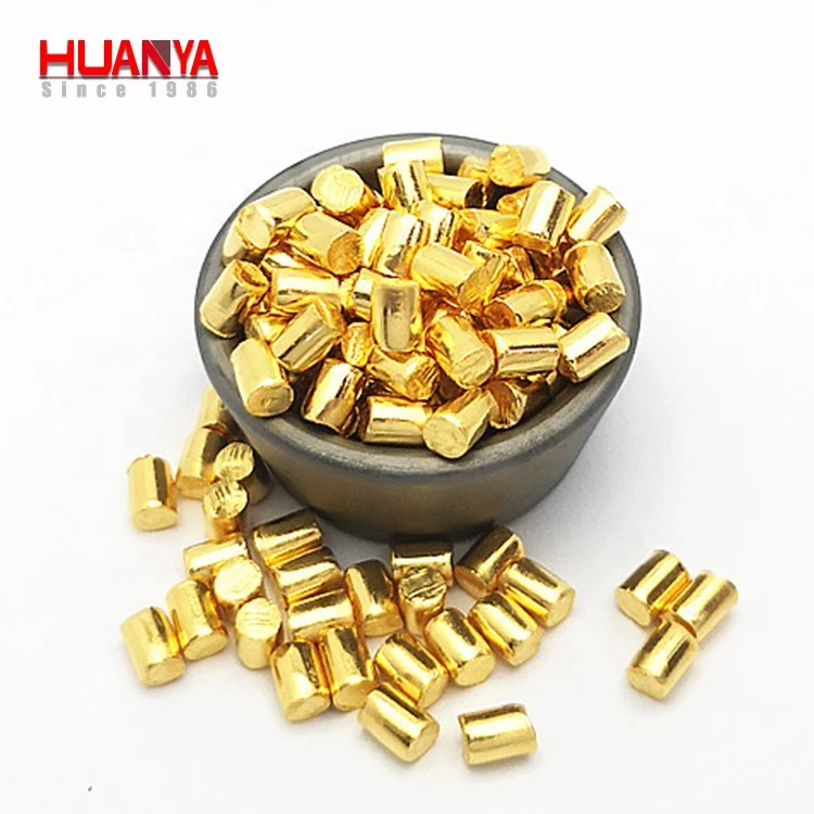 6N золотые частицы 99.99% Au чистые 99.999% Aurum гранулы Sputter