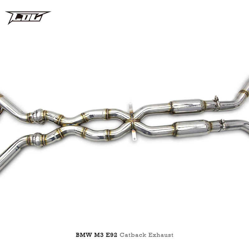 Выхлопные трубы BK из нержавеющей стали для BMW M3 E92/E90/E93 4 0 л 2008-2013 Catback автозапчасть глушителя Valvetronic