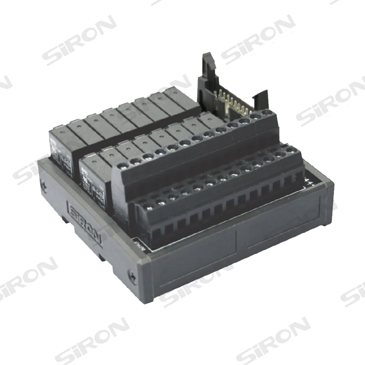 SiRON PLC Relay Y444 NPN/PNP bipolar input Wide Base Type 16 channel Signal Relay Module