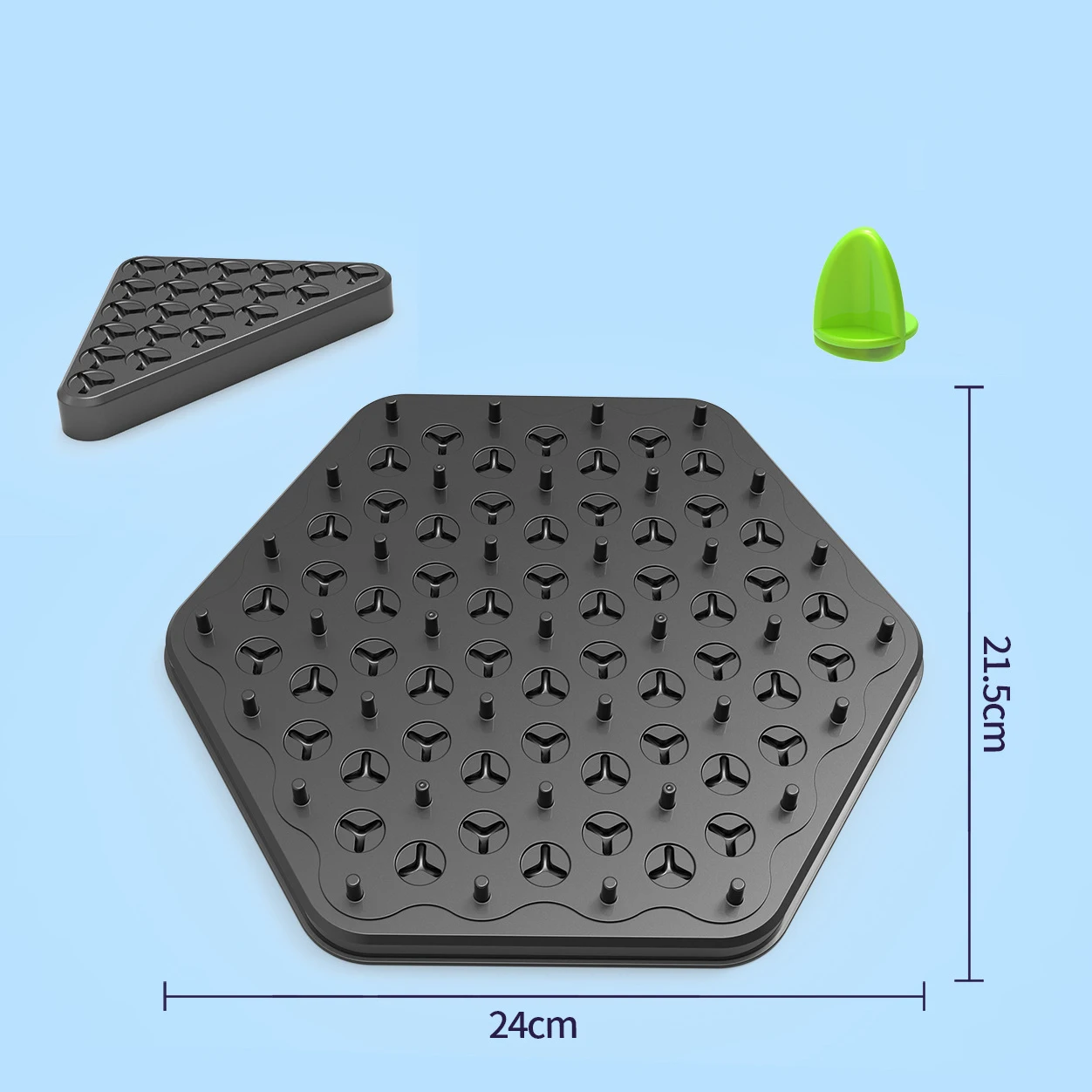 Desktop puzzle chain chess multiplayer interactives rubber band triangle game desktop puzzle toy
