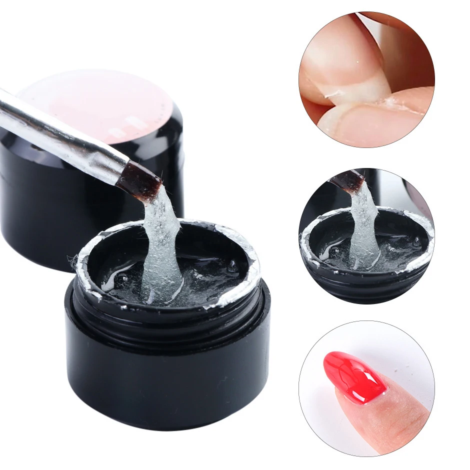 AS Nail Art Fiber UV Gel Fiberglass Extension Gel Varnish Repair Broken Nails Glass Gel