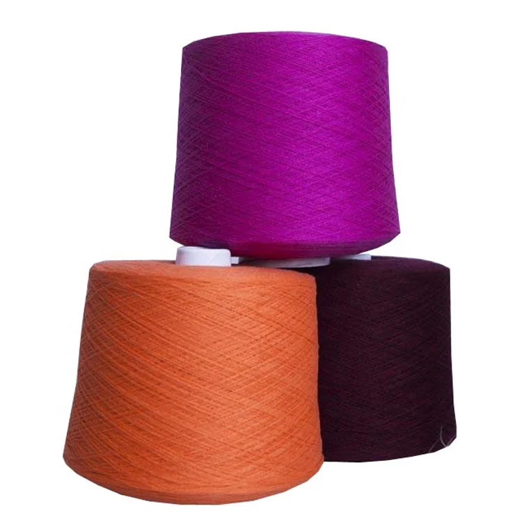 40/2 dyed colors 100% Spun Polyester Yarn with plastic cone or dyeing tube