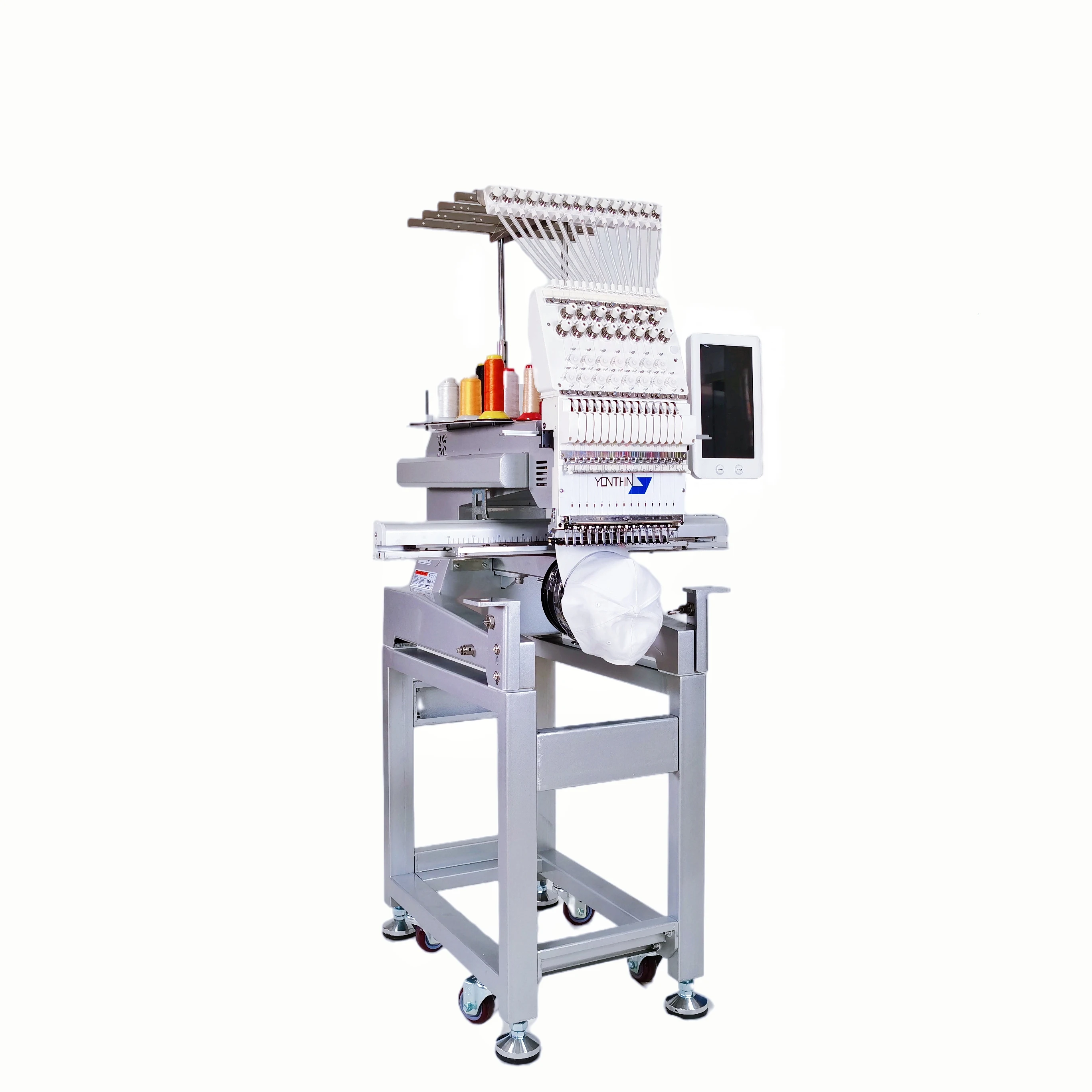 Швейная машина для вышивки Yonthin с одной головкой хорошего качества, компьютеризированная цена на продажу