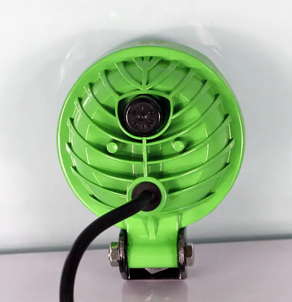 China factory wholesale 3 inch Round led Fog Lamp LED WORK LIGHT SPOT DRIVING LAMP TRUCK lights with green Base