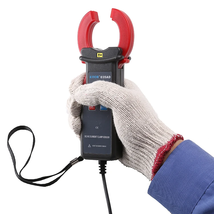 ETCR035AD AC/DC Clamp Current Sensor Meter AC Frequency 45Hz-400Hz Resolution 0.0~1000A AC/DC Range