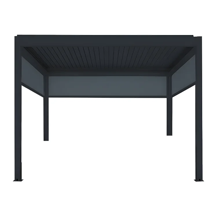 Factory Direct Pergola Aluminum Bioclimatic Louvered Roof Pergola High Quality Outdoor Pergola