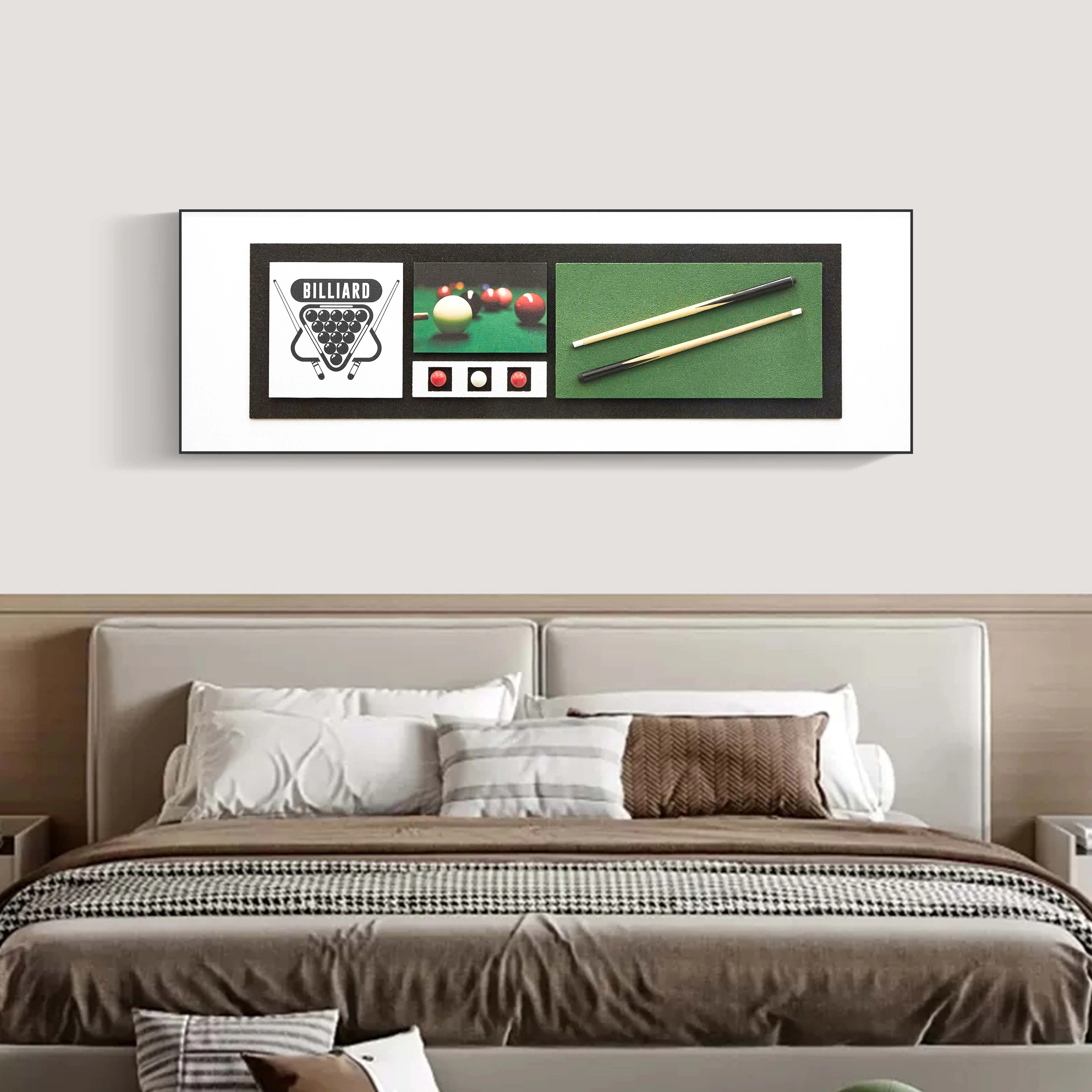 billiard paintings and wall arts 3D mural decorative painting hotel club office painting wall decor