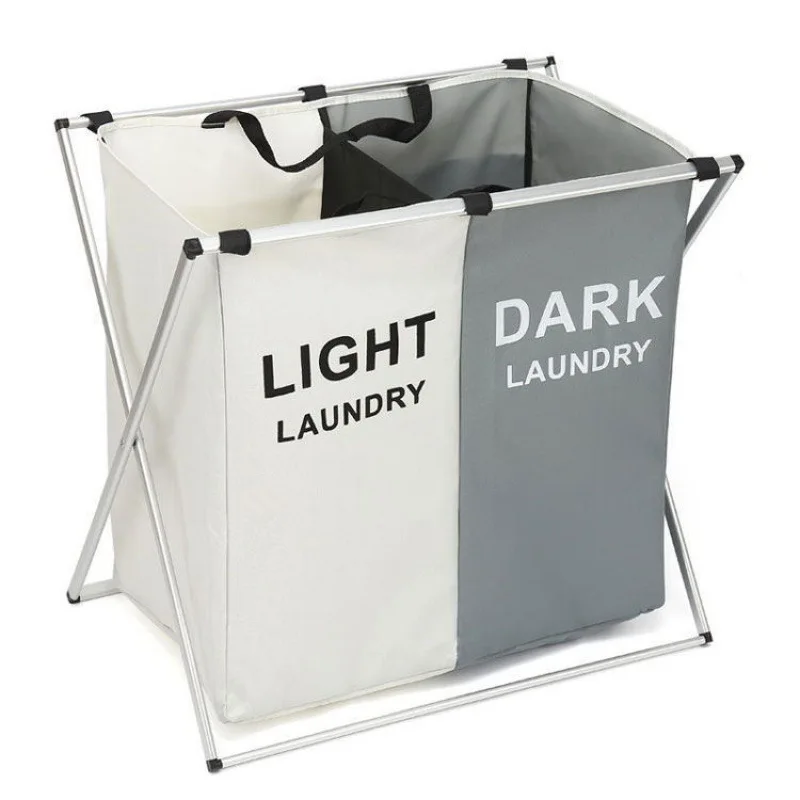Customizable Laundry Hamper Folding Loundry Basket for Cleaning Tools Single-Tier Household Dirty Clothes Container