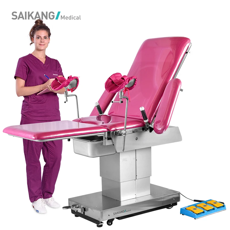 A99-1 Medical Examination Bed Adjustable Electric Hospital Obstetric Gynecology Operating Delivery Table Manufacturers