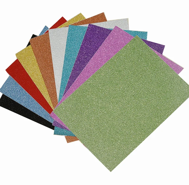 A4 Glitter Paper Cardstock for Scrapbooking and DIY Hand Crafting