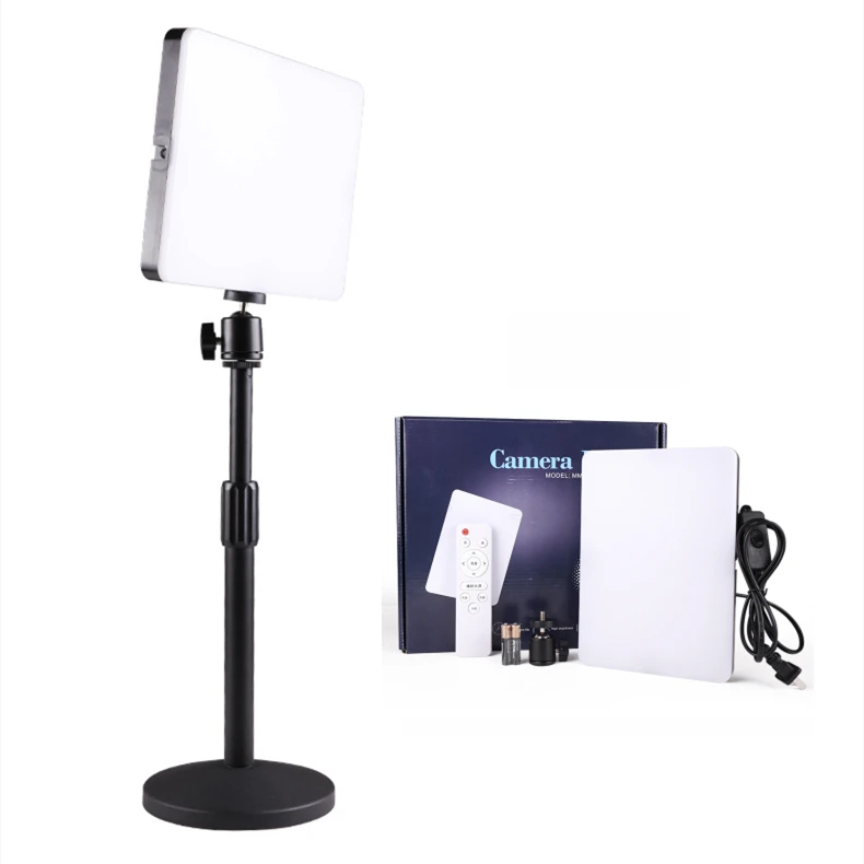 3200K 5600K Remote Control LED Panel Makeup Studio Lights Led Fill Light Photography Video Light Match Tripod Clamp Table Stand