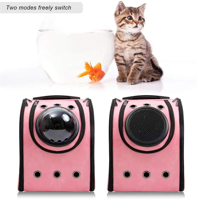 Pet breathable Backpack Carriers for Cats Dog Carrier Backpack bag for Travel