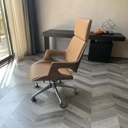 Hot Fashion High Back Computer Leather Up-down Adjustable Office Meeting Chair Home Office Swivel Revolving Lounge Chair