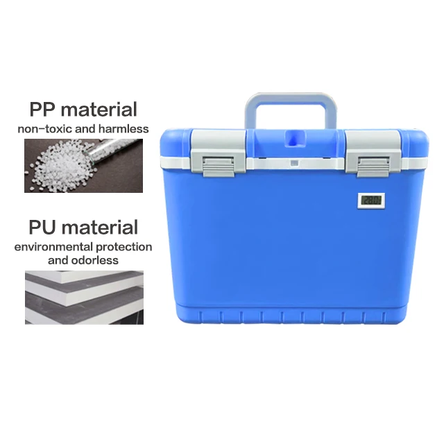 Custom Medical Organ Transport Portable Cooler Wine Beer Styrofoam Ice Chest Thermal Cooler Box thermometer