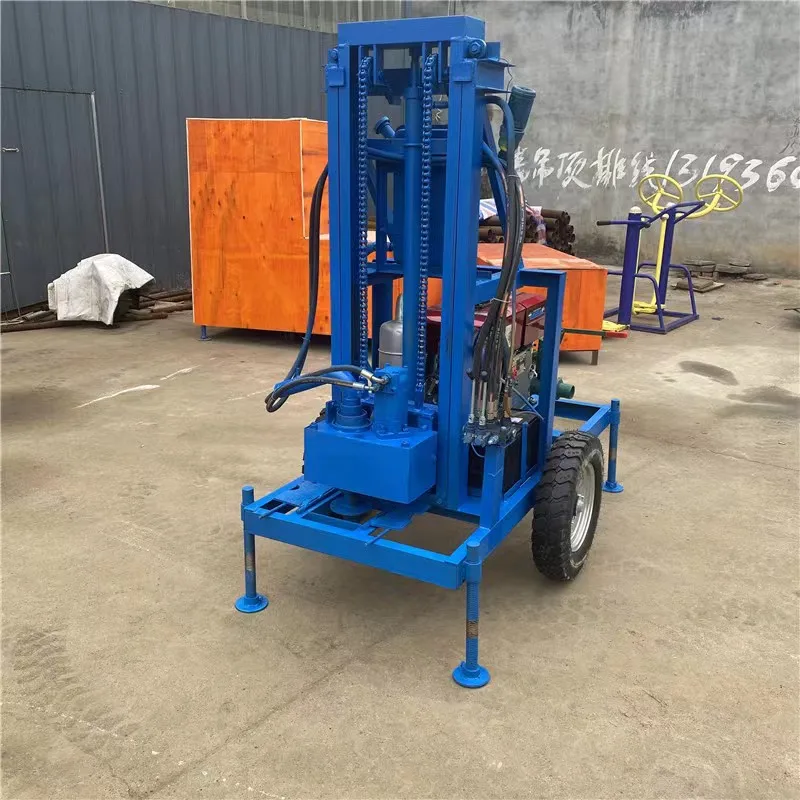 Best quality manufacture 200 meters Portable water well drilling rig