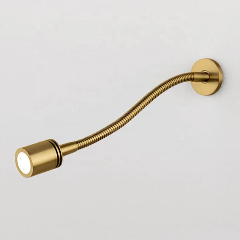 Flexible Arm Adjustable Beam Angle Metal Body LED Wall Surface Mount Reading Lamp