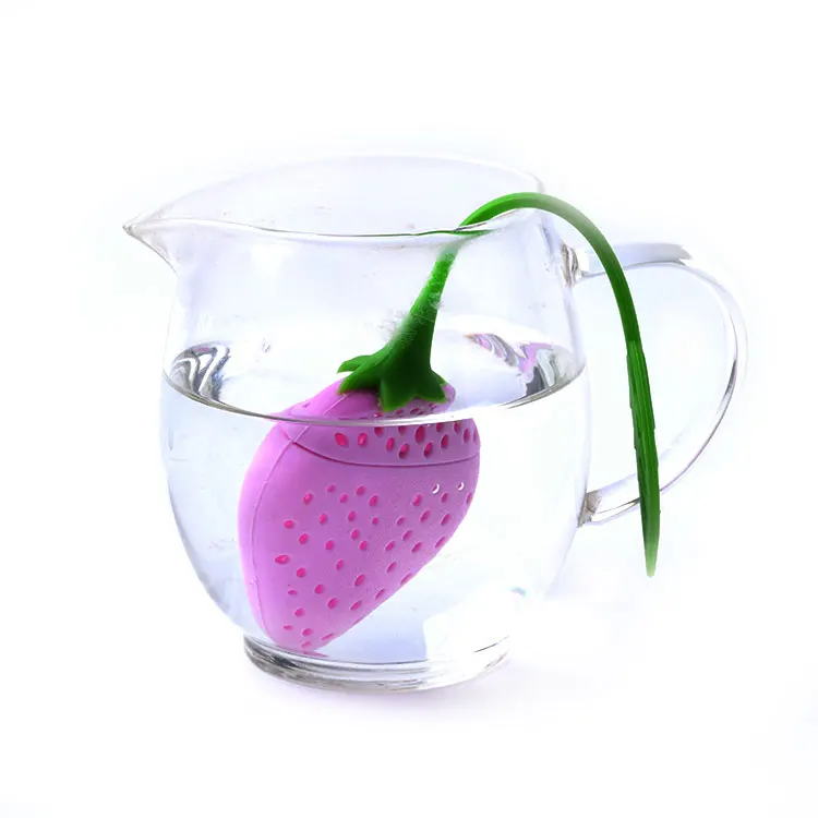 hot sale 100% Food grade colorful tea filter silicone tea bag tea ball