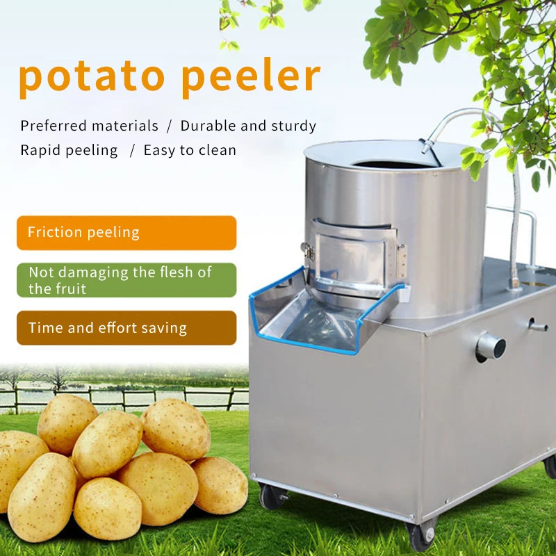 Hot Sales Peeling Potato Machine 95% Peeling Rate Cassava Potato Peeler Machine Cassava Peeling