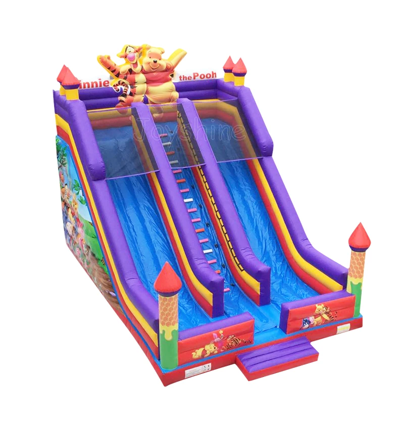 Надувная горка Joyshine на заказ, коммерческий надувной замок с двумя полосами, горки для взрослых и детей