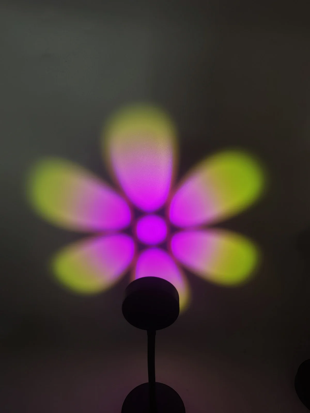 Bedroom Atmosphere Sunset Lights, Flower&Love Modern Led Floor Light Sunset Projection Lamp