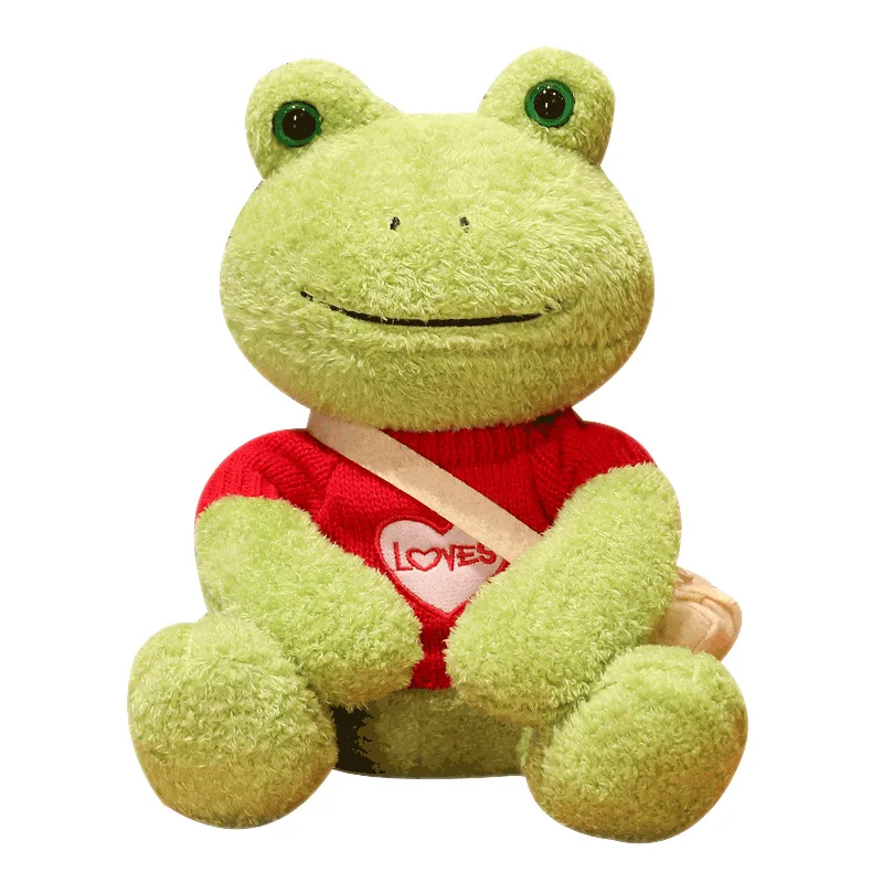 Korean dolls soothe popular girlfriends with dolls birthday gifts plush toys, Japanese and Korean smiling face frogs