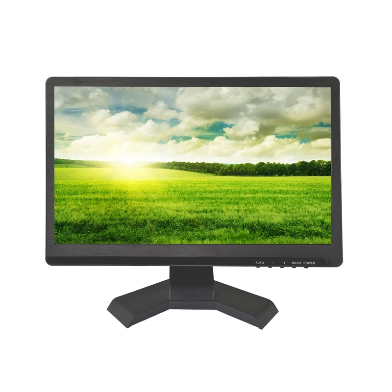 ZHIXIANDA 15.6 Inch LCD Desktop Plastic CCTV Monitor High-Resolution 1080P VGA HD-MI Computer Industrial Monitor