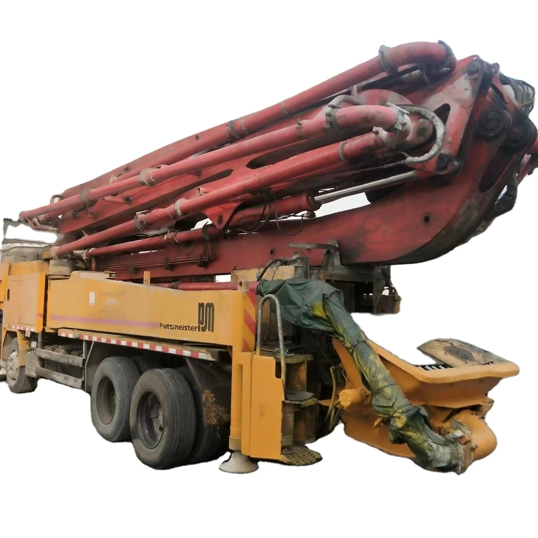
Good condition used 46m putzmeister concrete pump second hand 46m concrete pump with Issuz chassis 