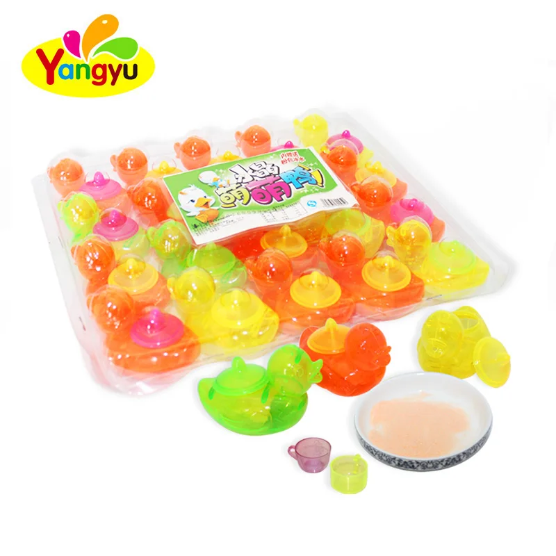 Plastic Duck Toy with Powder Candy Sweets