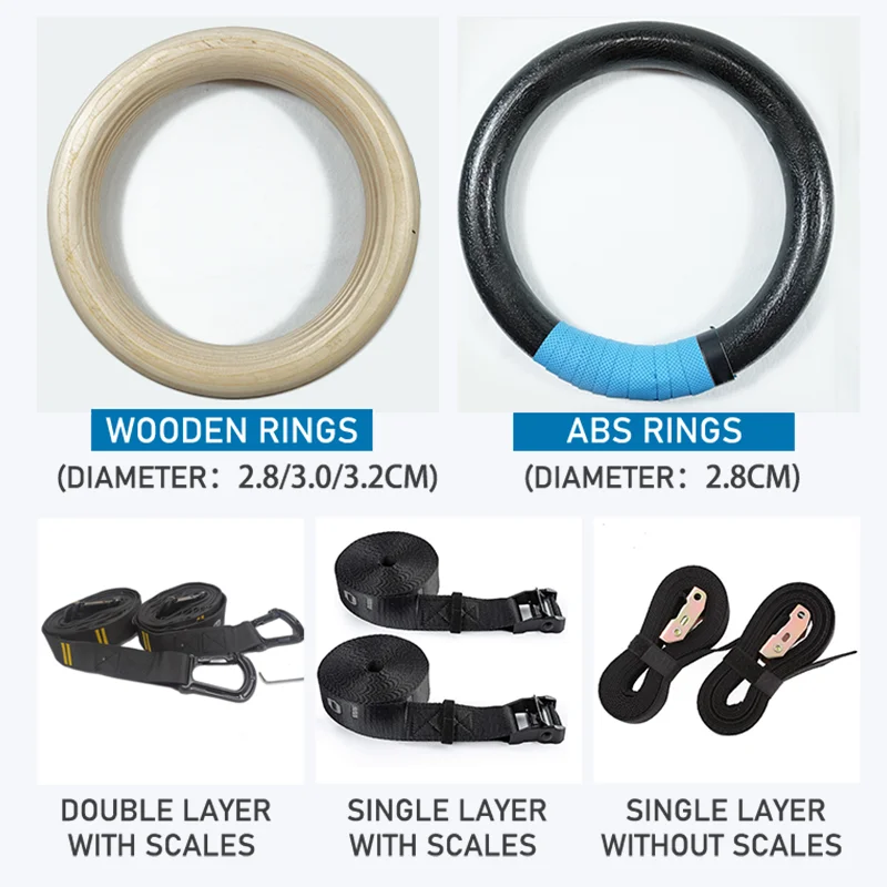 1.1 gymnastics rings fitness workout gymnastics rings straps gymnastics rings straps for power training