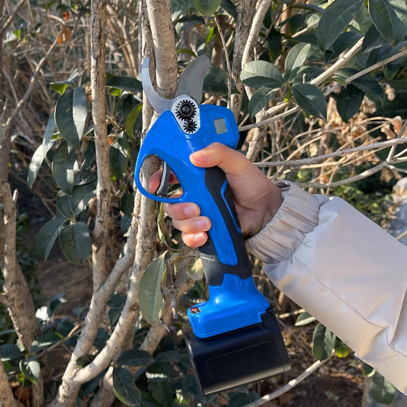 35MM Wireless Progressive Electric Tree Pruner Professional Battery Pruning Scissors