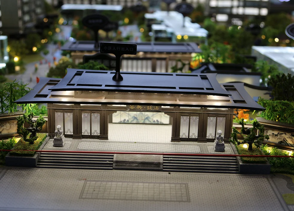 Chinese Factory Price Scale Model Makers Architectural House Model Mini nature Scene Model