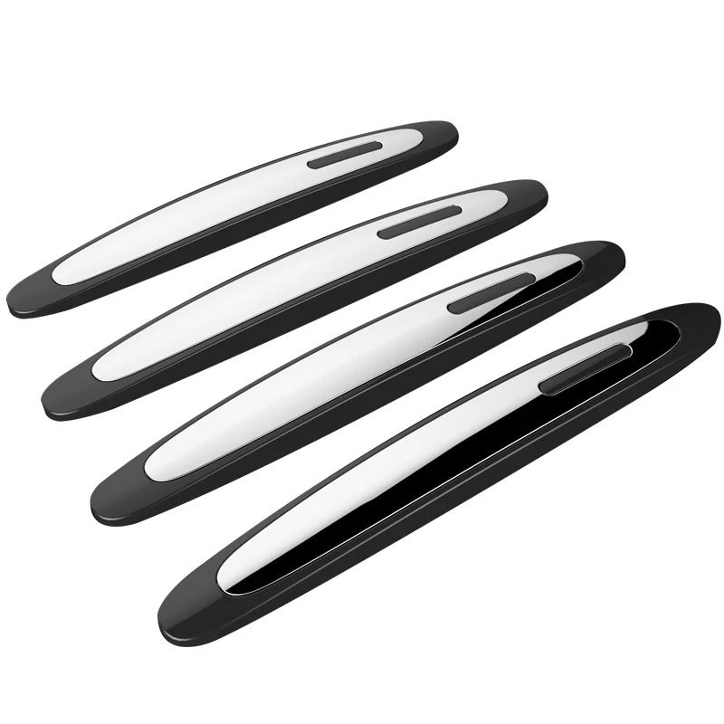 Molding Black Color 4 Pcs Car Styling Door Edge Guards Bumper Protector Trim Guard Sticker for Auto Vehicle
