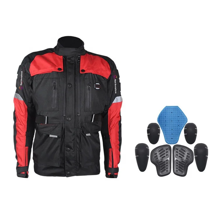Motorcycle Textile Riding Jacket Super Speed Racing Jacket with Protectors and Windproof Lining